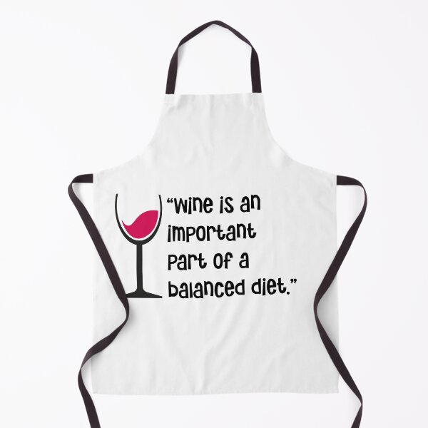Item preview, “Wine is an important part of a balanced diet.” designed and sold by urbanbuzzz.