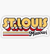 St. Louis, MO | City Stripes Sticker