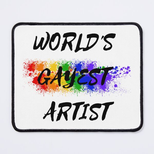 Item preview, World's Gayest Artist designed and sold by LuckyKermit.