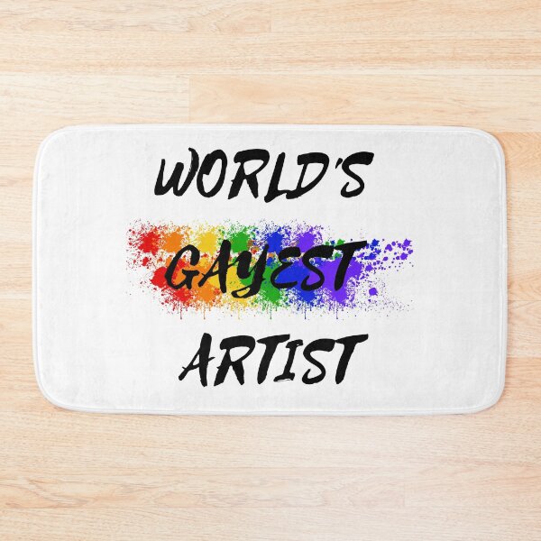 Item preview, World's Gayest Artist designed and sold by LuckyKermit.
