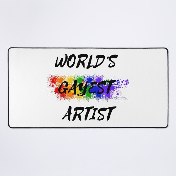 Item preview, World's Gayest Artist designed and sold by LuckyKermit.