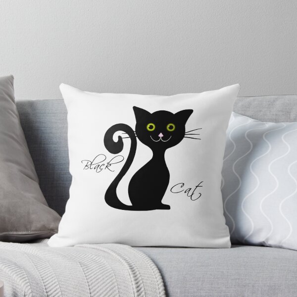 Item preview, Black cat designed and sold by Gabi Siebenhühner.