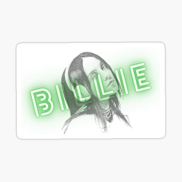 “Billie Eilish” Sticker for Sale by brasevko | Redbubble