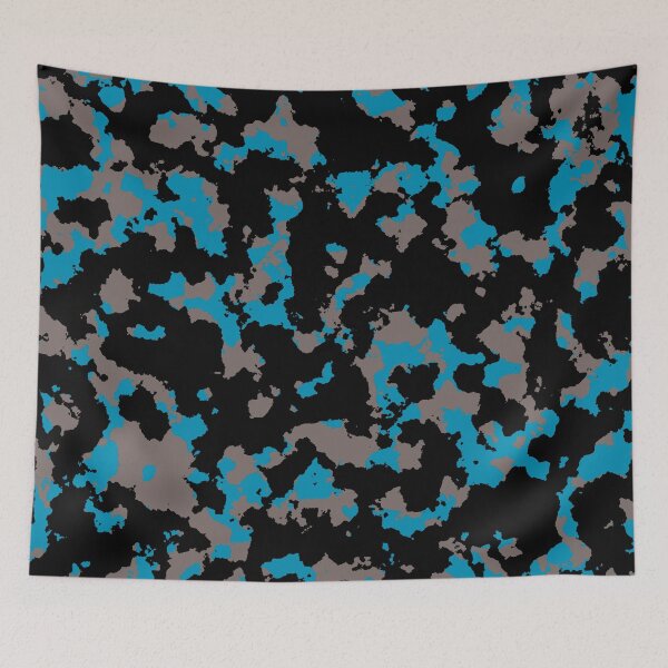 Item preview, Camo Black Light Blue and Grey designed and sold by HectorCantres.