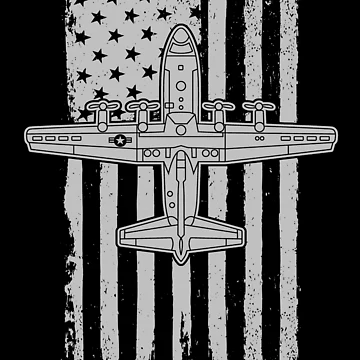 Vorschaubild zum Design C-130 Hercules American Flag Runway Military Airplane C130 Gear von DynamicDesign