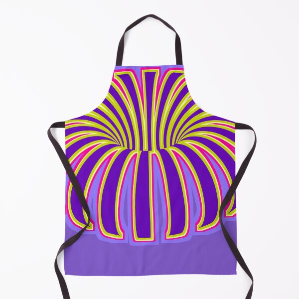Item preview, Tropical optical illusion trippy flower botanical foliage violet blue purple pink fuchsia rainbow plant banana designed and sold by IMNIUM.