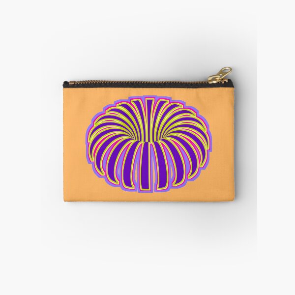 Item preview, Tropical optical illusion trippy flower botanical foliage violet blue purple pink fuchsia rainbow plant banana designed and sold by IMNIUM.