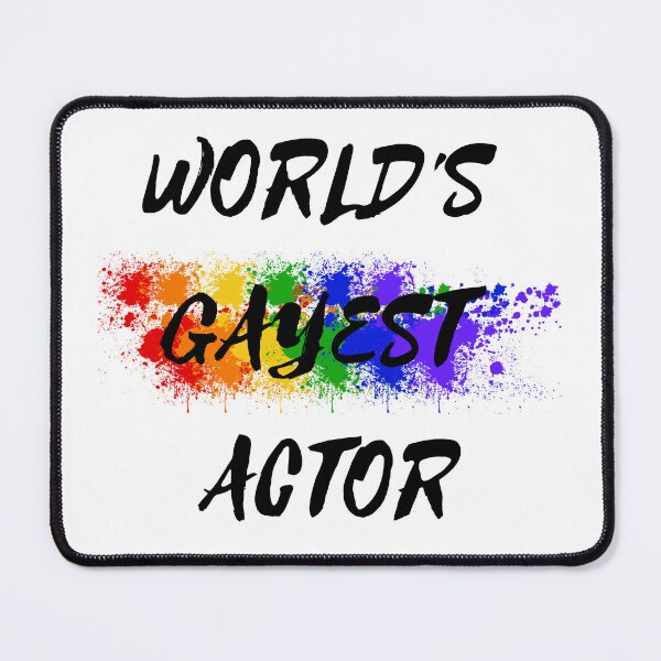 Item preview, World's Gayest Actor designed and sold by LuckyKermit.