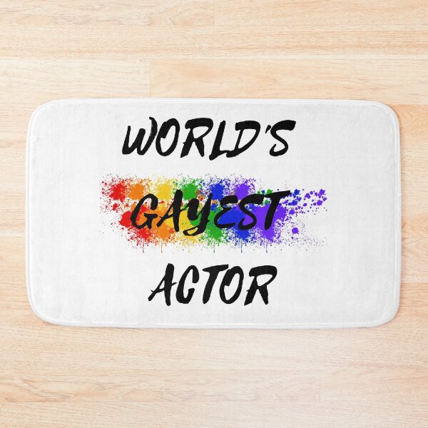 Item preview, World's Gayest Actor designed and sold by LuckyKermit.