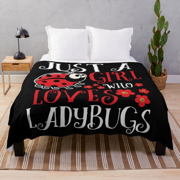 Item preview, Just A Girl Who Loves Ladybugs - Zoology Insect Animal Lover designed and sold by scrawnymisfit85.