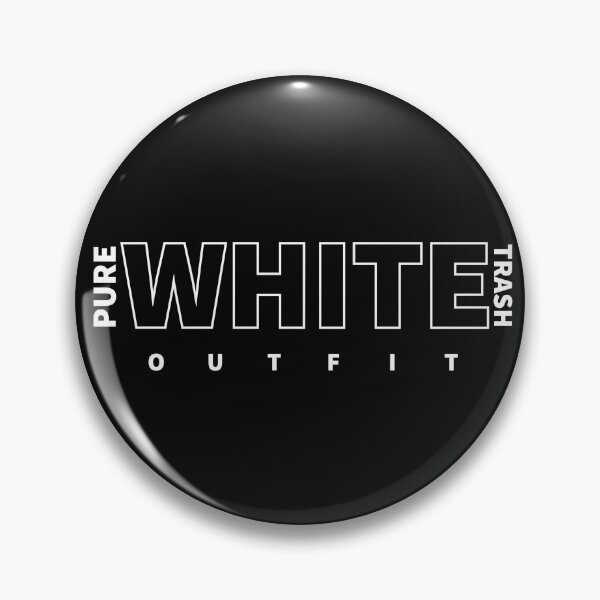 Item preview, Pure White Trash Outfit Text Design designed and sold by RiyonArts.