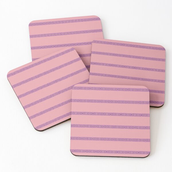 Item preview, Stripes Pattern Boho Vibes Abstract Lines on a Dusty Pink Background designed and sold by Beachy.