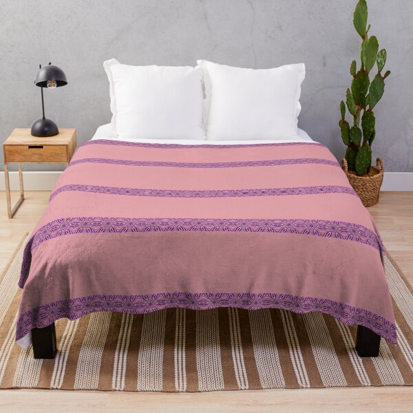 Item preview, Stripes Pattern Boho Vibes Abstract Lines on a Dusty Pink Background designed and sold by Beachy.