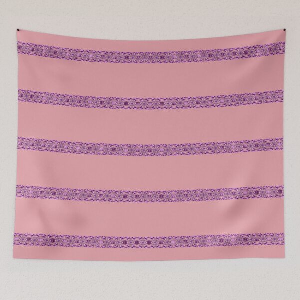Item preview, Stripes Pattern Boho Vibes Abstract Lines on a Dusty Pink Background designed and sold by Beachy.