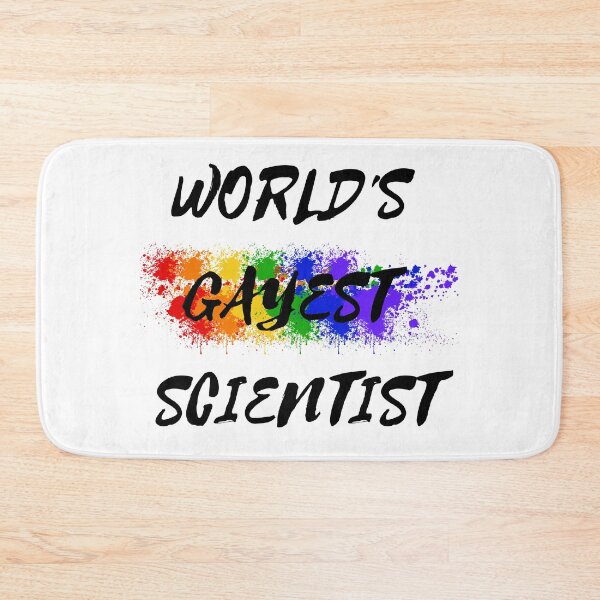 Item preview, World's Gayest Scientist designed and sold by LuckyKermit.