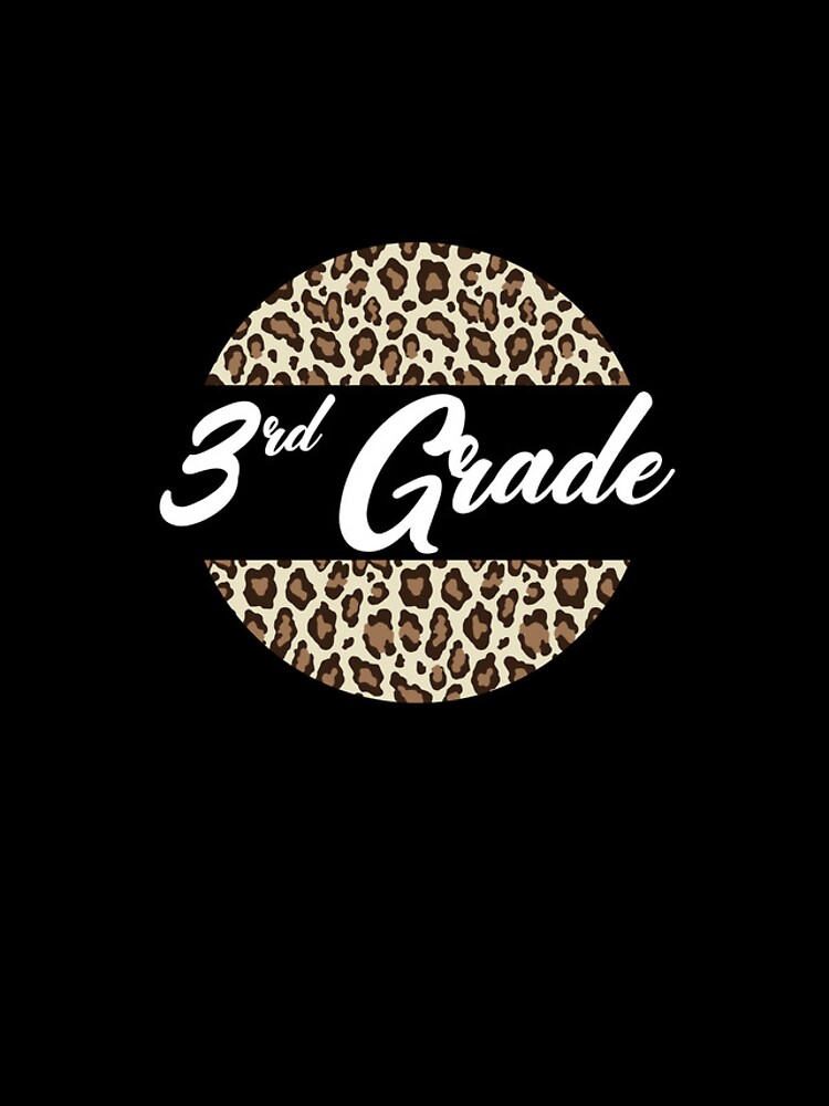 Aperçu 4 sur 4. Coque iPhone avec l'œuvre 3rd Grade Cheetah Print School Teacher Student Third Grade Gear créée et vendue par DynamicDesign.