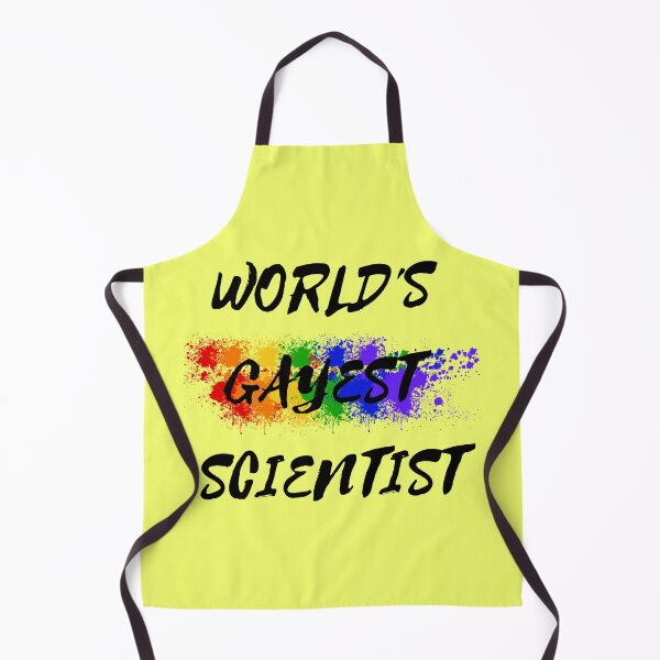 Item preview, World's Gayest Scientist LGBT Colors For Proud Gay Scientists In Yellow designed and sold by LuckyKermit.