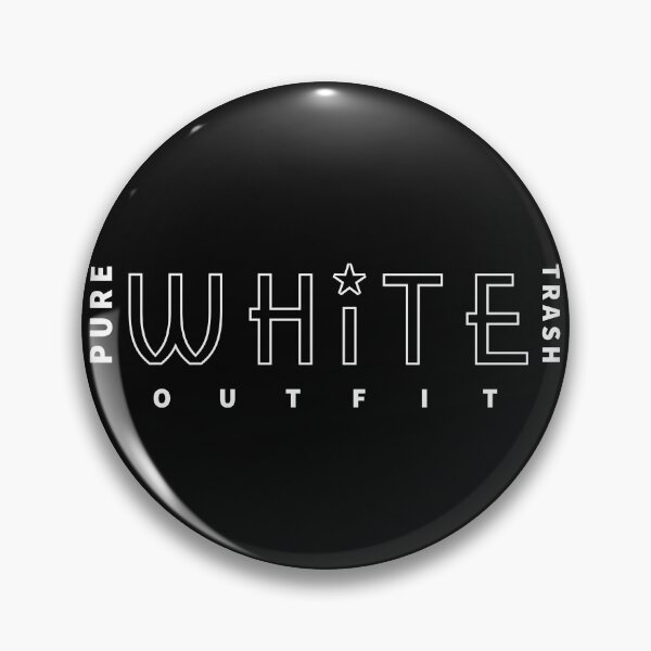 Item preview, Pure White Trash Outfit Text Design designed and sold by RiyonArts.