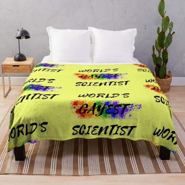 Item preview, World's Gayest Scientist LGBT Colors For Proud Gay Scientists In Yellow designed and sold by LuckyKermit.