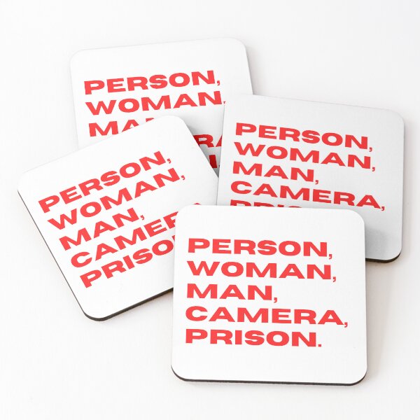Item preview, Person Woman Man Camera Prison | Funny Political Humor | 2022 Midterm Election designed and sold by KonnichiwaStore.