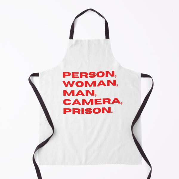 Item preview, Person Woman Man Camera Prison | Funny Political Humor | 2022 Midterm Election designed and sold by KonnichiwaStore.