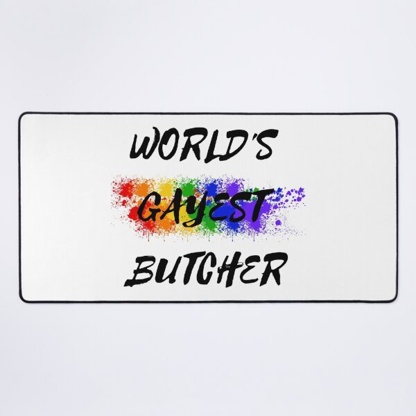 Item preview, World's Gayest Butcher designed and sold by LuckyKermit.