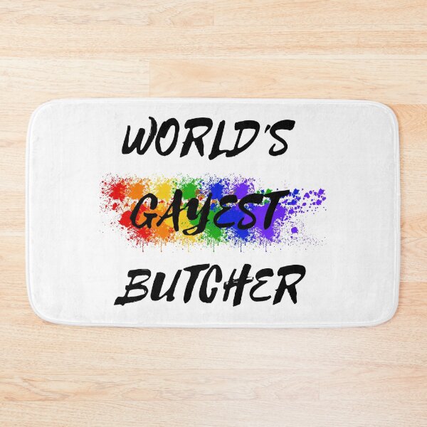 Item preview, World's Gayest Butcher designed and sold by LuckyKermit.