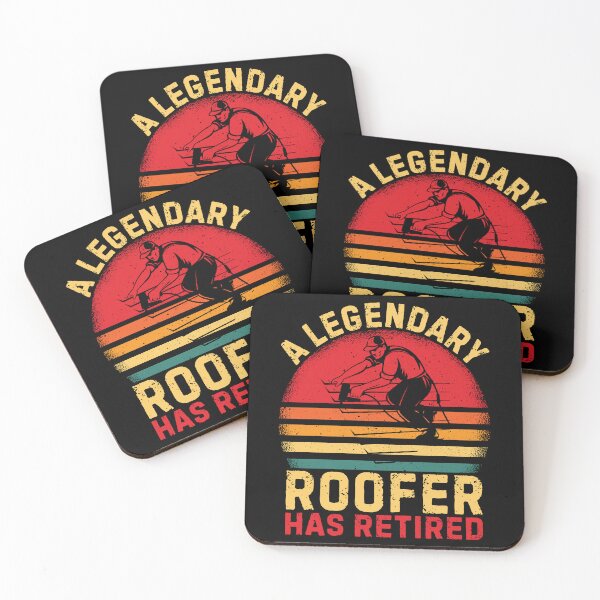 Item preview, Retro A Legendary Roofer Has Retired Roofing Retirement designed and sold by rifatart.