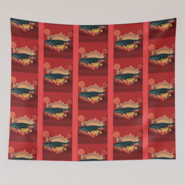 Item preview, Exuberant Whale - Red designed and sold by DreaMground.