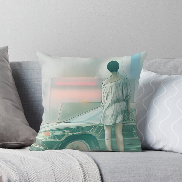 Item preview, 90s Nostalgia Retro Vaporwave Fantasy Futuristic Retro Landscape Illustration designed and sold by S Y N T H R E A L M.