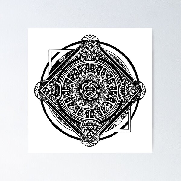 Item preview, Diamonds Mandala designed and sold by ArtOfAkin.