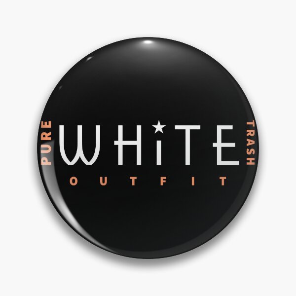 Item preview, Pure White Trash Outfit Text Design designed and sold by RiyonArts.