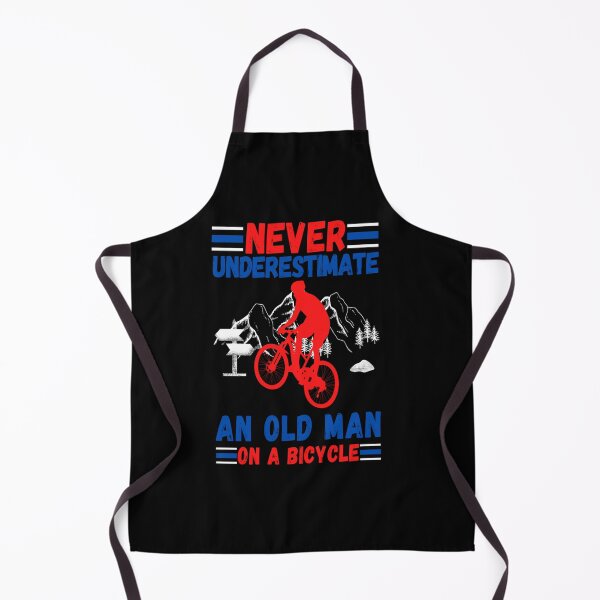 Item preview, Never Underestimate An Old Man On A Bicycle 5 Sticker designed and sold by lavetalavetauv.