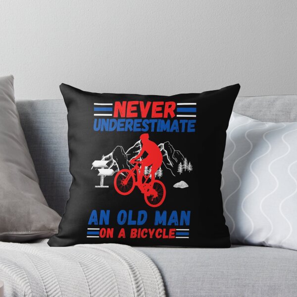 Item preview, Never Underestimate An Old Man On A Bicycle 5 Sticker designed and sold by lavetalavetauv.