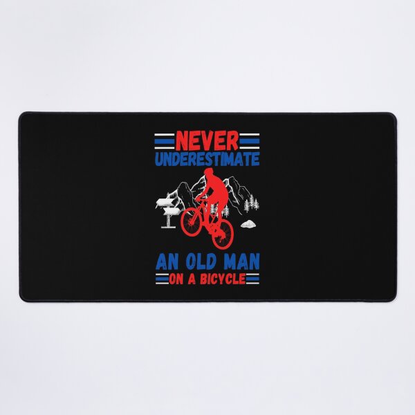 Item preview, Never Underestimate An Old Man On A Bicycle 5 Sticker designed and sold by lavetalavetauv.