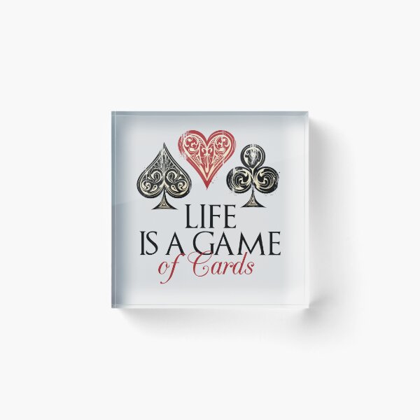 Item preview, Life Is A Game of Cards designed and sold by sassav8.