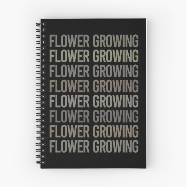 Item preview, Gray Text Art Flower Growing designed and sold by TarynBrown3126.