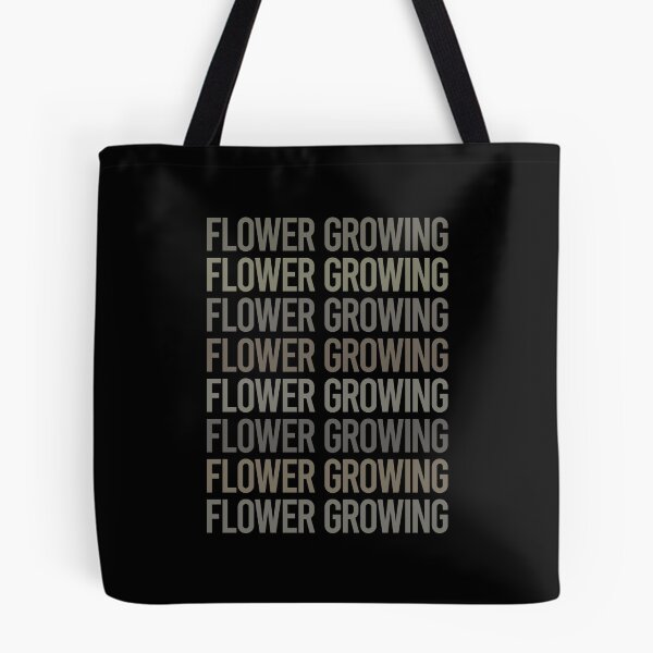 Item preview, Gray Text Art Flower Growing designed and sold by TarynBrown3126.