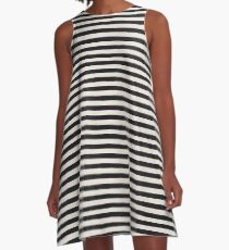Striped Drive A-Line Dress