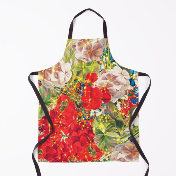 Item preview, Seamless floral pattern with leaves and colorful butterflies. designed and sold by BeInTouch.