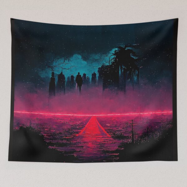 Item preview, Synthwave horror  designed and sold by AICustomArt ⭐⭐⭐⭐⭐.