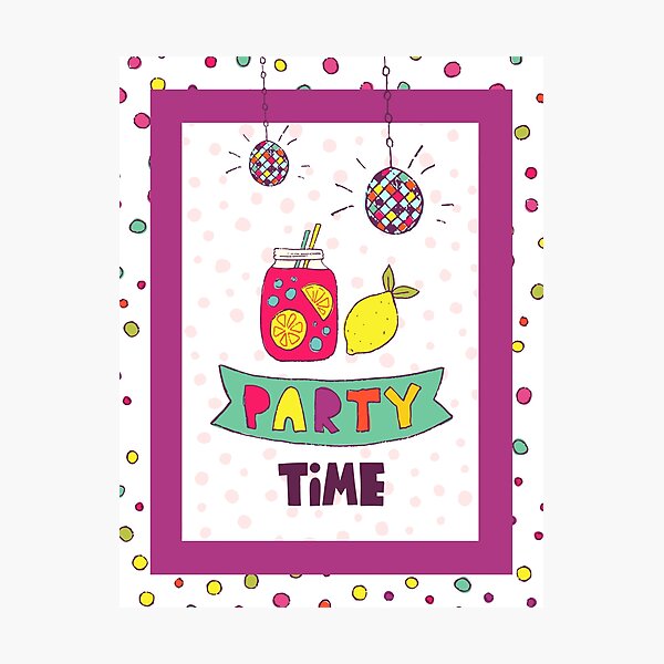 Item preview, Party time designed and sold by Ian McKenzie.