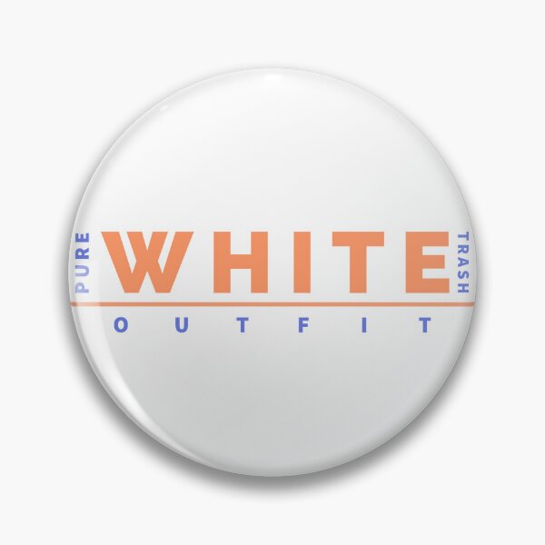 Item preview, Pure White Trash Outfit Text Design designed and sold by RiyonArts.