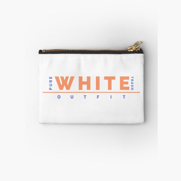 Item preview, Pure White Trash Outfit Text Design designed and sold by RiyonArts.