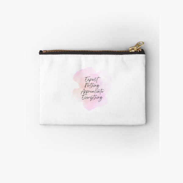 Item preview, Expect Nothing Appreciate Everything inspirational watercolour artwork designed and sold by StarsRainDown.