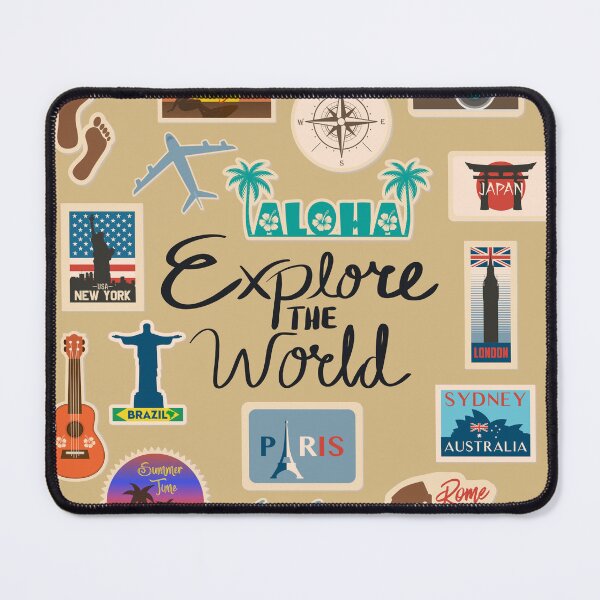 Item preview, Explore The World - Travel Quote designed and sold by ArtOfStars.