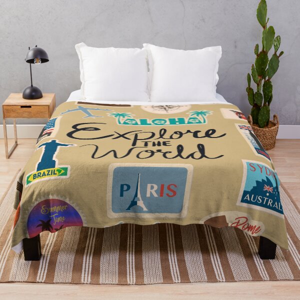 Item preview, Explore The World - Travel Quote designed and sold by ArtOfStars.
