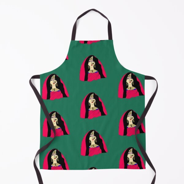 Item preview, Girl in traditional Bengali wedding dress   designed and sold by Darkies-store.