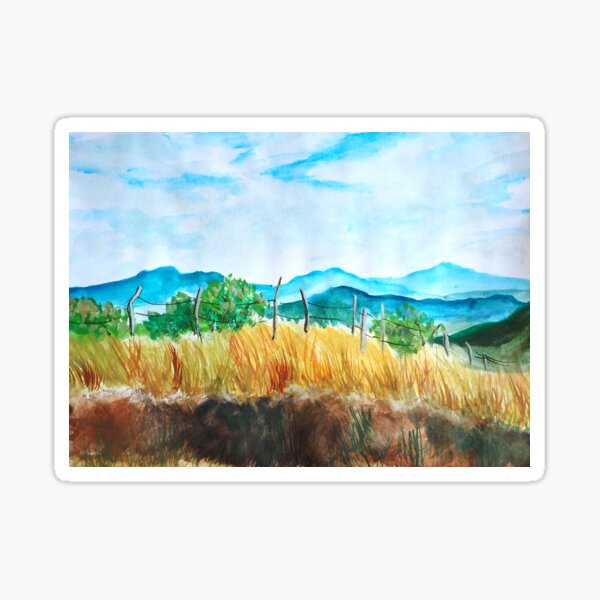 “Panama Mountains near Boquete Painting” Sticker for Sale by julyperson