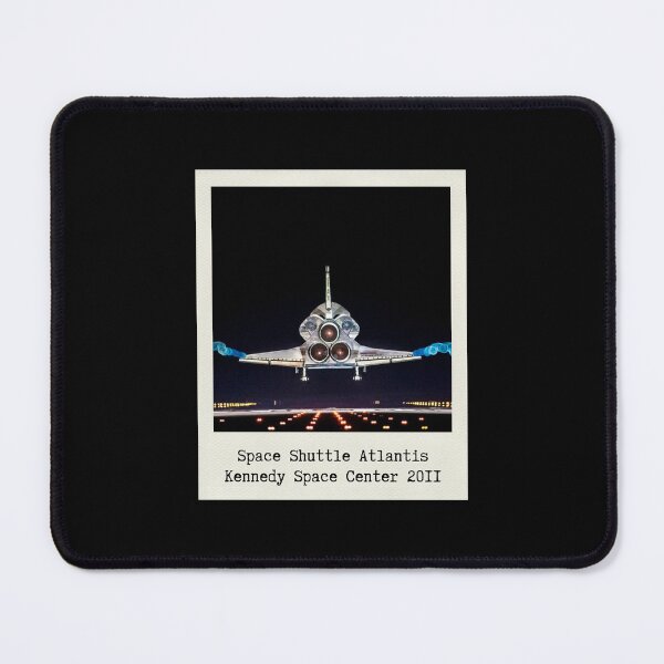 Item preview, Space shuttle Atlantis landing retro instant camera style photography designed and sold by flight-apparel.
